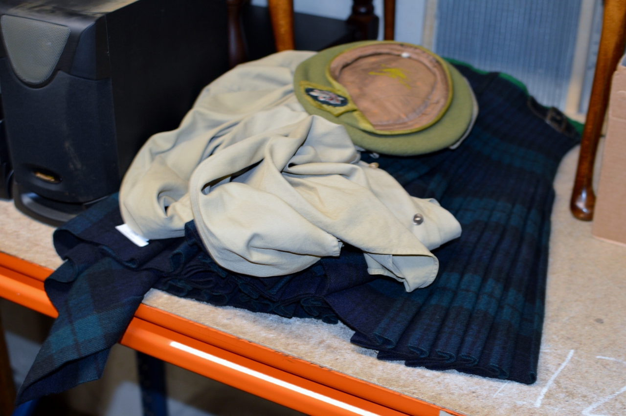 KILT, SCOUTS SHIRT & CAP