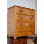 MODERN PINE 4 DRAWER CHEST