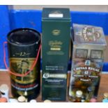 A 3 BOTTLE WHISKY SELECTION COMPRISING BUNNAHABHAIN, CRAGGANMORE & CHIVAS REGAL - ALL WITH