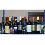 A 10 BOTTLE VINTAGE WINE SELECTION