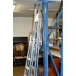 2 SETS OF ALUMINIUM STEP LADDERS