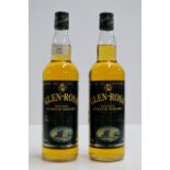 2 BOTTLES OF GLEN ROSA OLD RESERVE BLENDED SCOTCH WHISKY - EACH BOTTLE = 40% VOL, 70CL