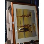 A VETTRIANO PRINT & VARIOUS OTHER PICTURES