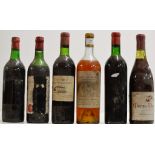 A 6 BOTTLE VINTAGE WINE SELECTION