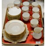 TRAY WITH QUANTITY PARAGON TEA WARE