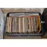 BOX WITH LARGE QUANTITY VARIOUS LP RECORDS