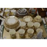 TRAY CONTAINING QUANTITY ROYAL ALBERT FLORAL TEA WARE