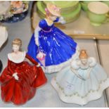 3 VARIOUS ROYAL DOULTON FIGURINE ORNAMENTS WITH BOXES