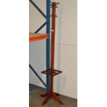 MODERN STAINED COAT STAND