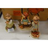 3 VARIOUS HUMMEL FIGURINE ORNAMENTS