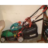 QUALCAST LAWNMOWER AND BOSCH HEDGE TRIMMER