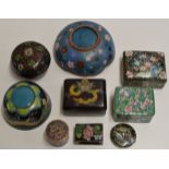 VARIOUS PIECES OF EARLY 20TH CENTURY CHINESE CLOISONNÉ & CANTON ENAMEL WARE