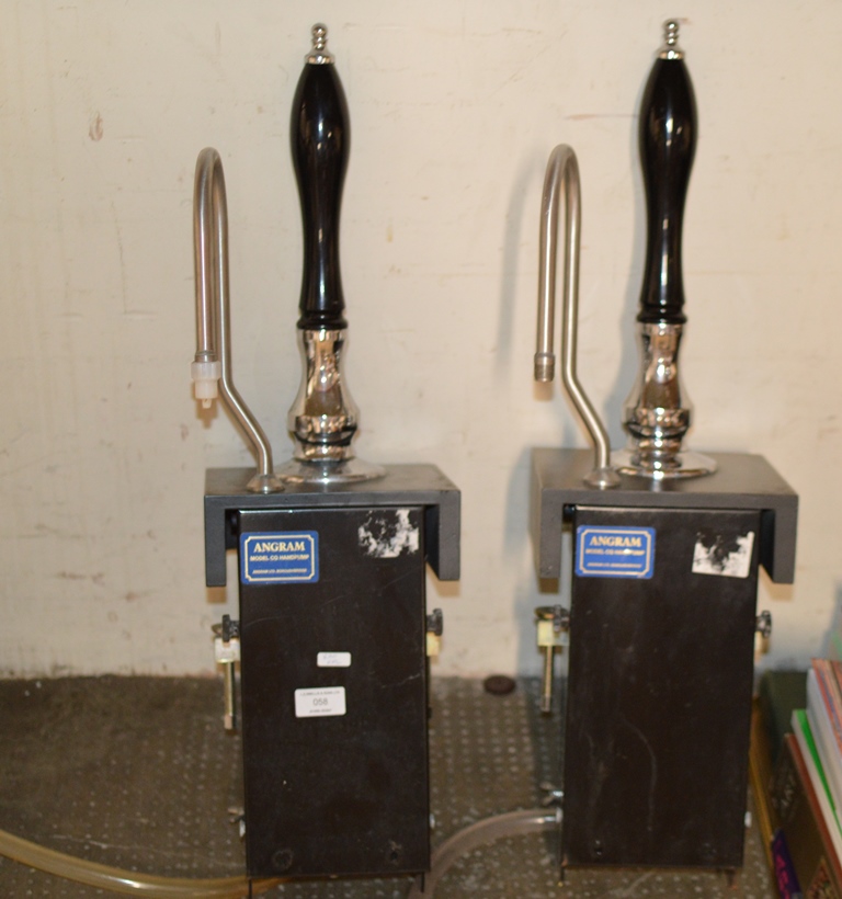 PAIR OF BAR BEER PUMPS