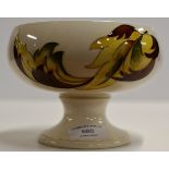 5¾" MOORCROFT POTTERY FOOTED BOWL