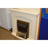 FIRE SURROUND WITH FIRE INSERT