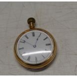 SMALL GOLD PLATED OPEN FACE POCKET WATCH