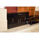 MODERN GLOSS BLACK SIDEBOARD