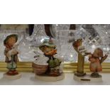 3 VARIOUS HUMMEL FIGURINE ORNAMENTS