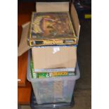 2 BOXES WITH VARIOUS GAMES