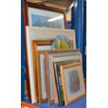 MIRROR & QUANTITY FRAMED PICTURES