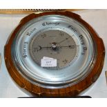 OAK CASED BAROMETER BY SHORTLAND SMITHS