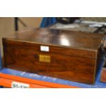 VICTORIAN ROSEWOOD LAP DESK