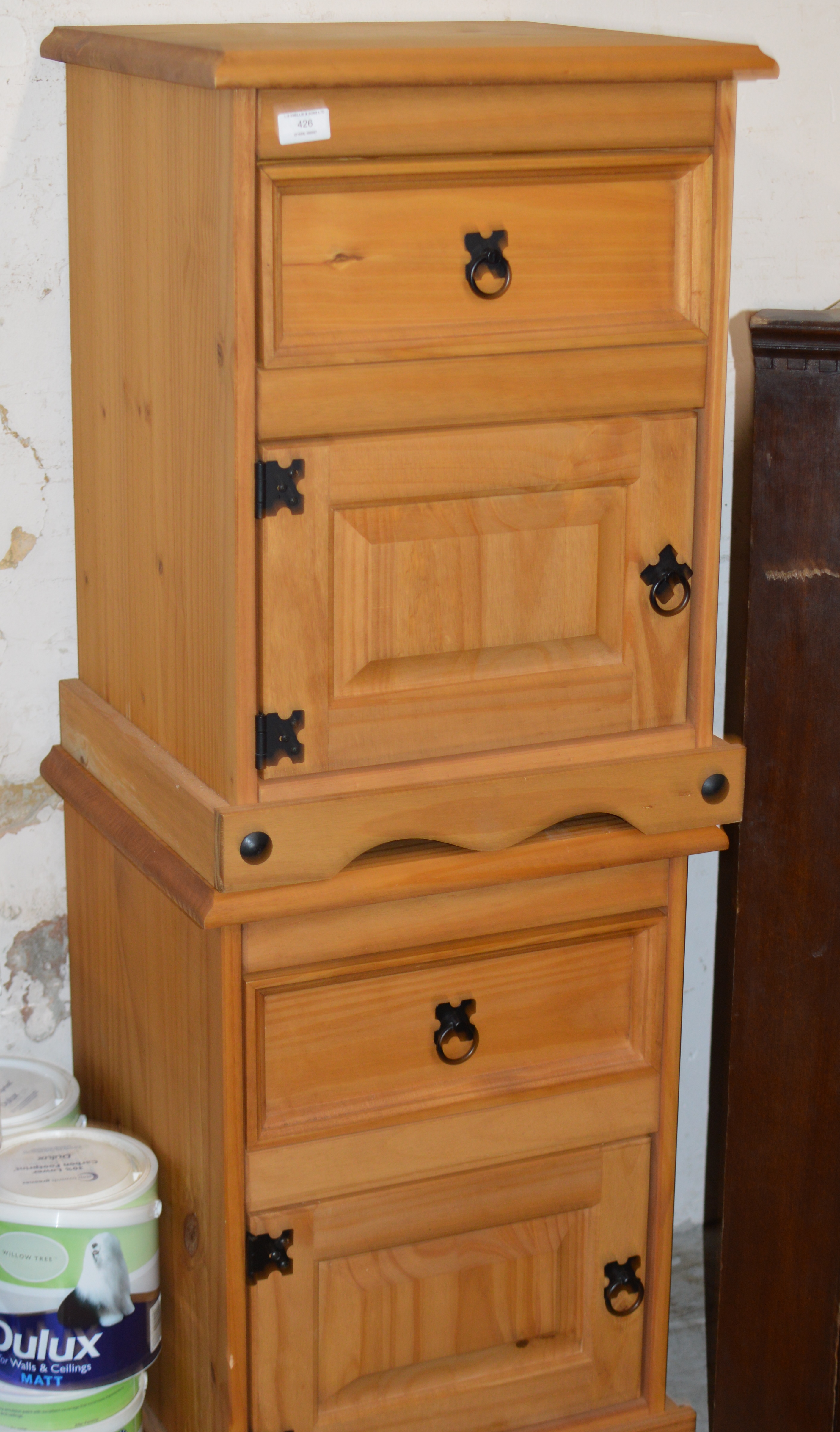 2 PINE BEDSIDE UNITS