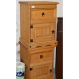 2 PINE BEDSIDE UNITS