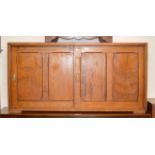 OAK SIDEBOARD WITH SLIDING DOORS