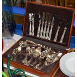 CANTEEN OF VARIOUS E.P.N.S. CUTLERY