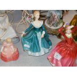 3 VARIOUS DOULTON FIGURINES