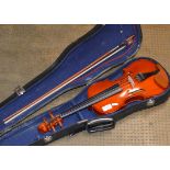 VIOLIN WITH BOW IN CASE