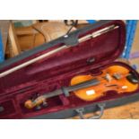 VIOLIN WITH BOW IN CASE