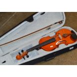 VIOLIN WITH BOW IN CASE