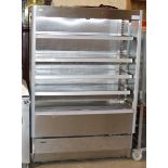 NORPE 1.2 METER STAINLESS STEEL COMMERCIAL REFRIGERATED DISPLAY UNIT