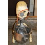 COMMERCIAL FOOD MIXER WITH 2 BOWLS & ATTACHMENTS