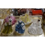 5 VARIOUS ROYAL DOULTON FIGURINE ORNAMENTS