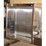 PASTORKALT 1.3 METER STAINLESS STEEL REFRIGERATED DISPLAY UNIT WITH ROLLER SCREEN