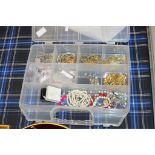 BOX WITH QUANTITY COSTUME JEWELLERY