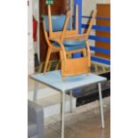 RETRO KITCHEN TABLE WITH 2 CHAIRS