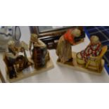 2 GOEBEL FIGURINE DISPLAYS