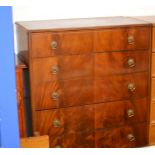 MAHOGANY 5 DRAWER CHEST