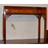 ORIENTAL STYLE CONSOLE TABLE WITH SINGLE DRAWER