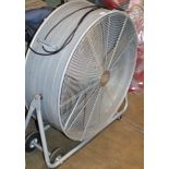 LARGE PREM-I-AIR ELECTRIC FAN ON ADJUSTABLE STAND