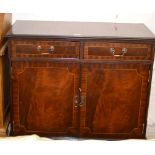 REPRODUCTION INLAID MAHOGANY ASSISTANT SIDEBOARD