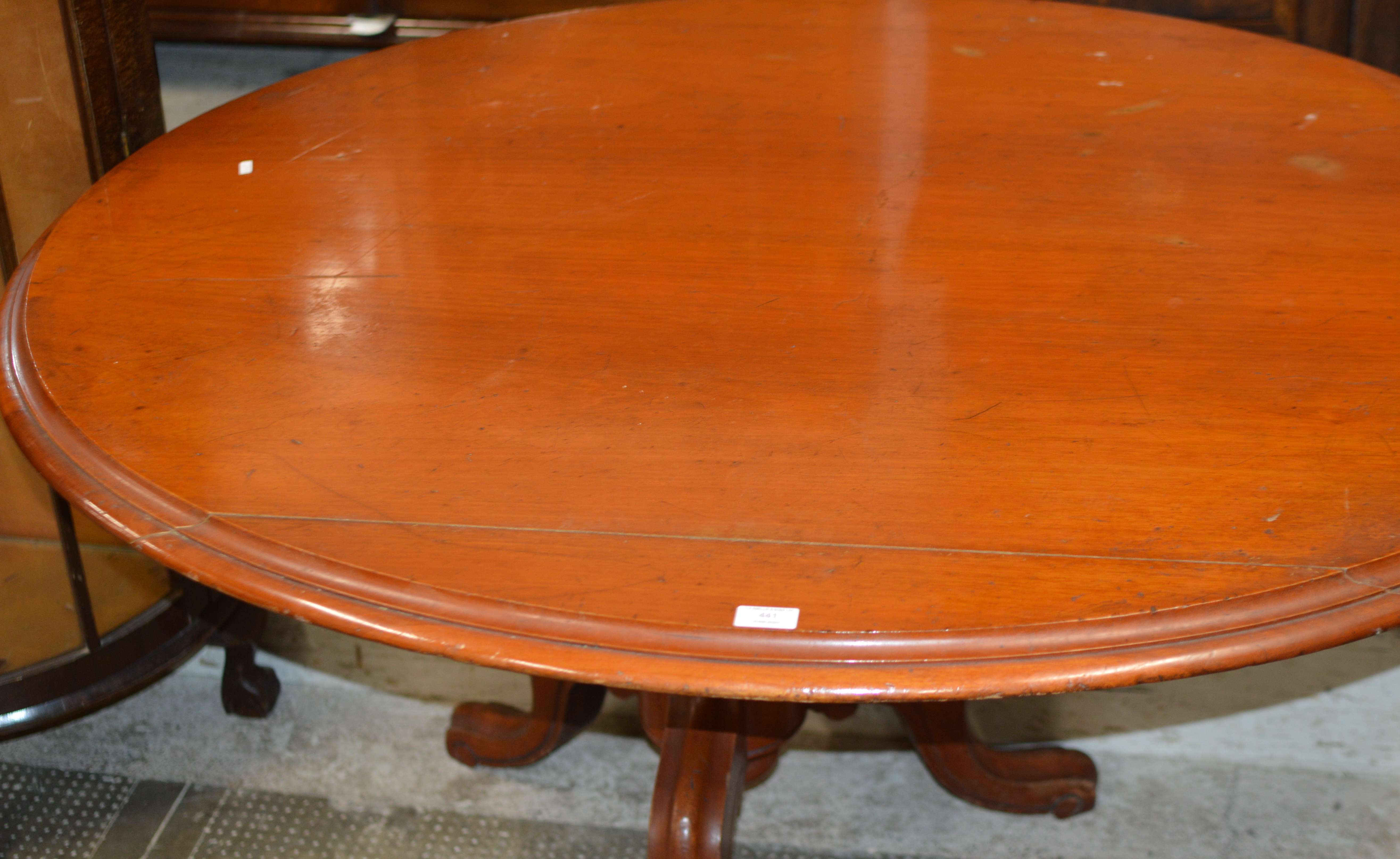 VICTORIAN MAHOGANY SNAP TOP TABLE