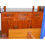 REPRODUCTION YEW WOOD SIDEBOARD