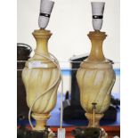 2 ONYX TABLE LAMPS