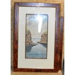 PAIR OF WATERCOLORS SIGNED J.T 1925 & FRAMED WATERCOLOR BY JOHN PARK