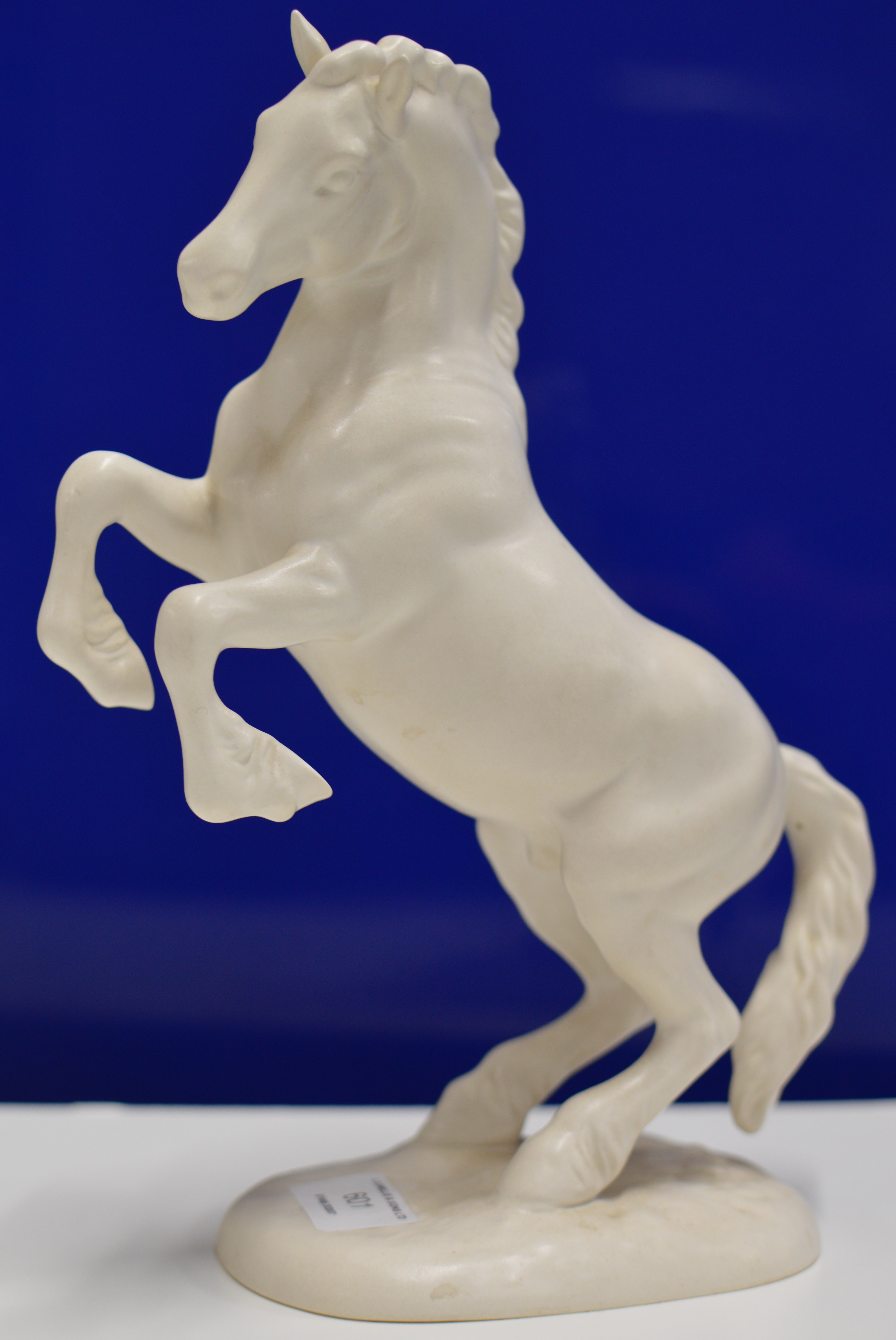 10" BESWICK POTTERY WELSH COB REARING HORSE ORNAMENT, REG NUMBER 1014